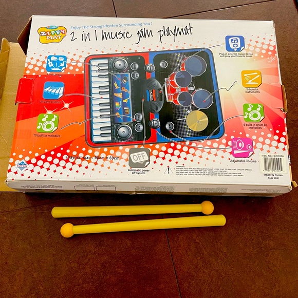 Two in One Music Mat Age 3+ - Picture 1 of 5